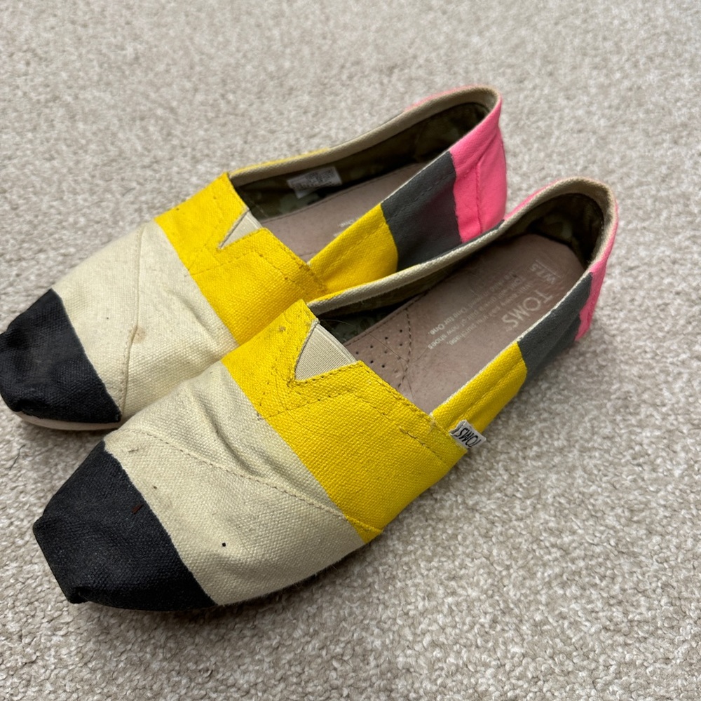 One of a Kind Toms Pencil shoes